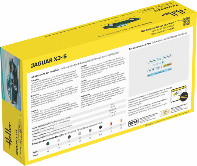Heller 80183 Jaguar XJS Schaal 1:43