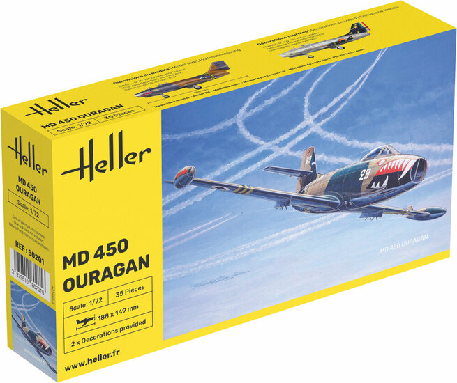 Heller 80201 MD450 OURAGAN Bouwpakket Schaal 1:72