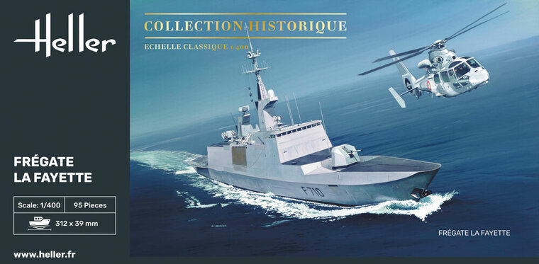 Heller 81035 Frégate La Fayette Schaal 1:400