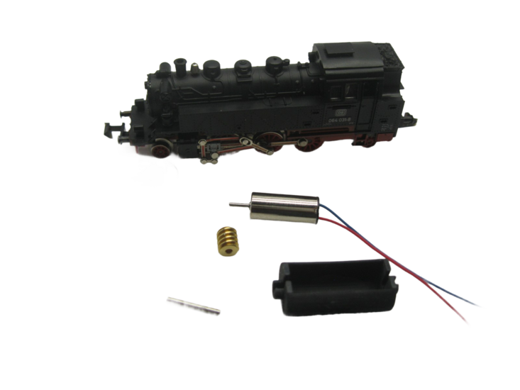micromotor NM008G ombouwset voor minitrix BR 24 BR 64