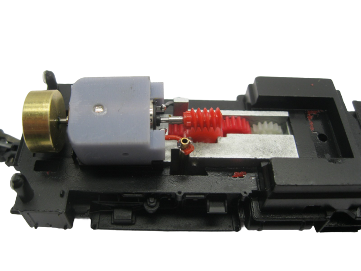 micromotor HR004F HO motor ombouwset voor Roco Köf III New Model with digital interface (Until 2013)