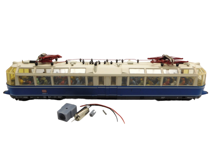 micromotor HR032G motor ombouwset voor Roco BR 491, ET 91, Gläserner Zug, SBB Ee 3/3