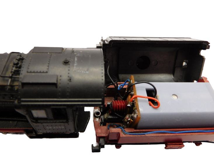 micromotor HR014F motor ombouwset voor Roco DB DR DRG ÖBB BR 58, Sächs XIII H, Baden G12, u.a.