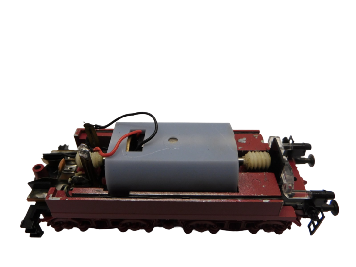 micromotor HR033F motor ombouwset voor Roco BR 43, BR 44, SNCF 150X Modelle mit Silberen Rädern