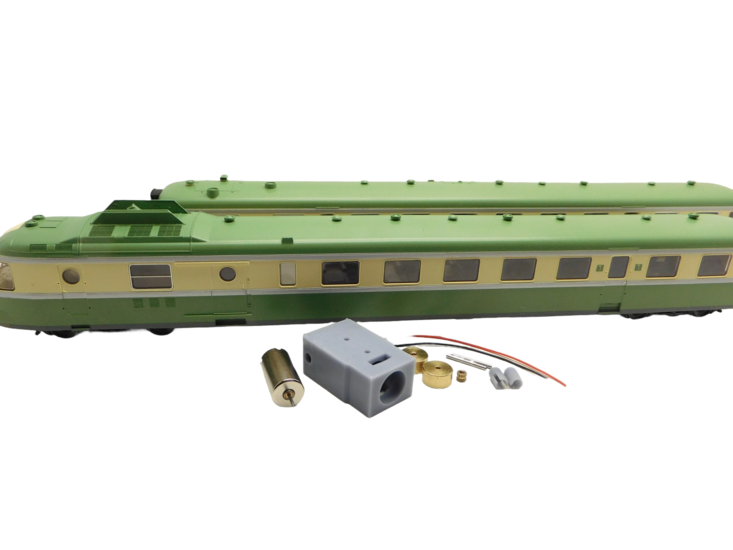 micromotor HR034C motor ombouwset voor Roco SNCF RGP X 2700