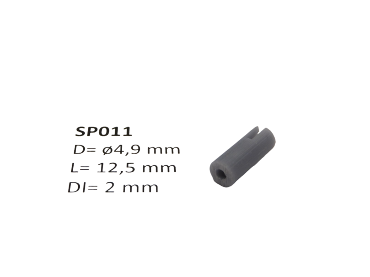 micromotor SP011 ø 4.9 x 12.5 - ø 2 mm cardankoppelingshouder
