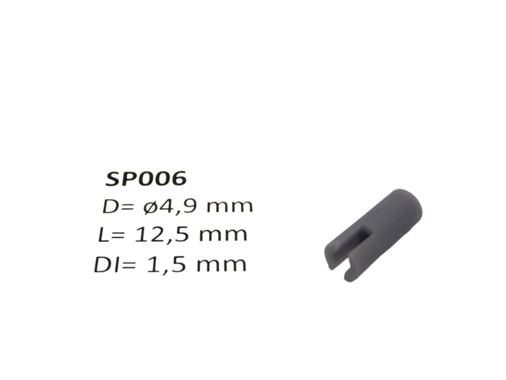micromotor SP006 ø 4.9 x 12.5 - ø 1.5 mm cardankoppelingshouder