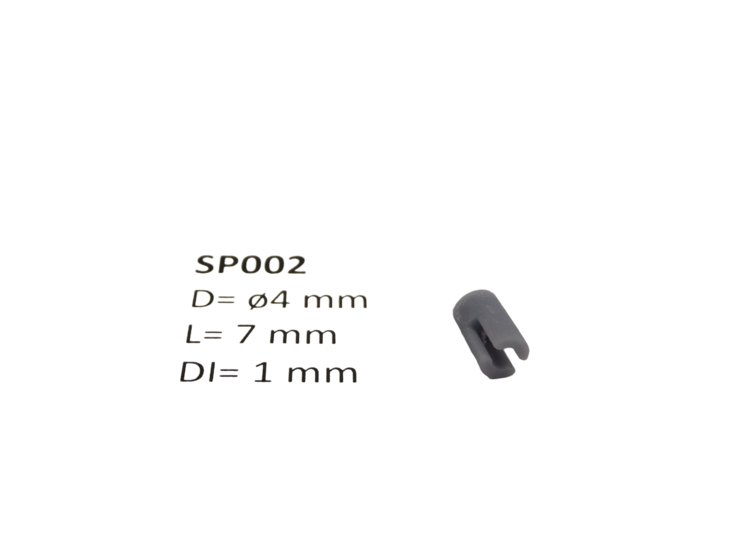 micromotor SP002 ø 4 x 7 - ø 1 mm cardankoppelingshouder