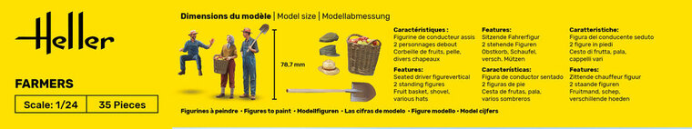 Heller 58752 STARTER KIT Farmers Bouwpakket Schaal 1:24