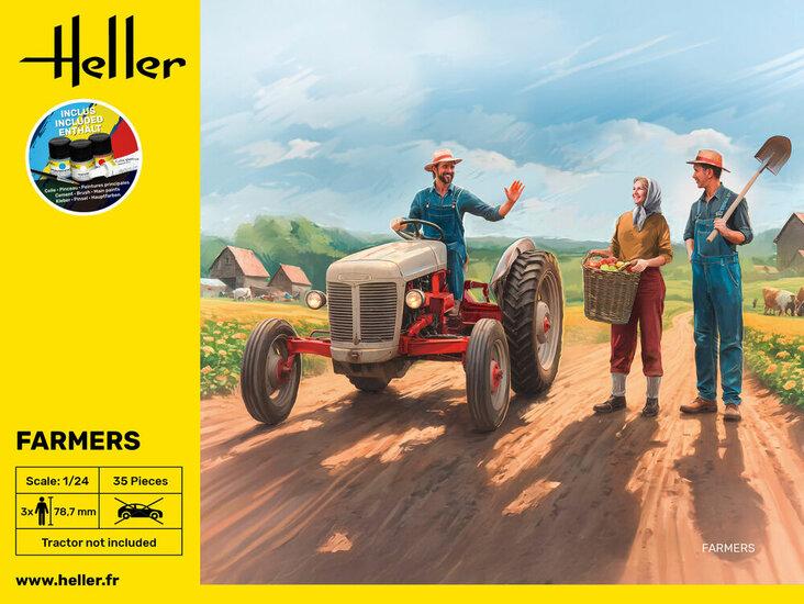 Heller 58752 STARTER KIT Farmers Bouwpakket Schaal 1:24