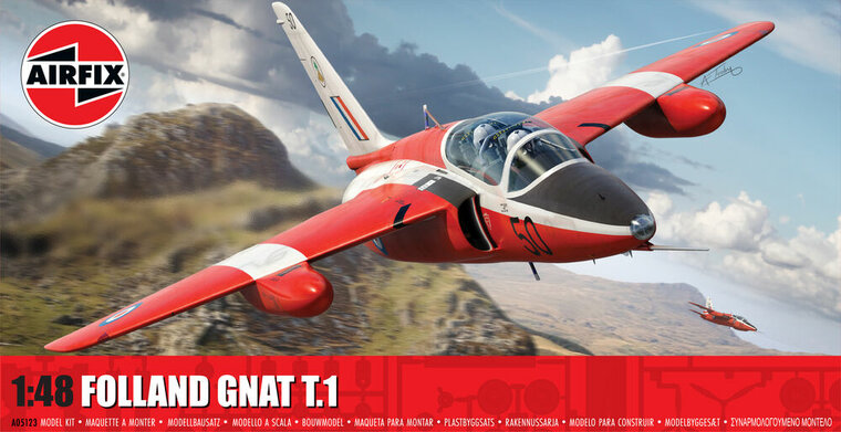 Airfix A05123 Folland Gnat T.1 Schaal 1:48