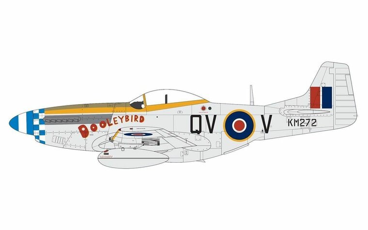 Airfix A05137 North American Mustang Mk.IV/P-51K Mustang Schaal 1:48
