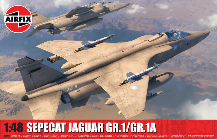Airfix A11010 SEPECAT Jaguar GR.1/GR.1A Schaal 1:48