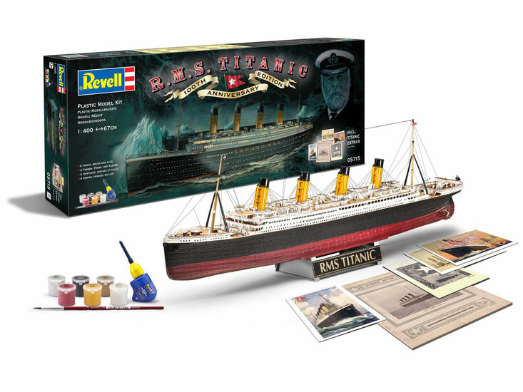 Revell 05715 Geschenkset "100 Jahre Titanic Bouwpakket Schaal 1:400