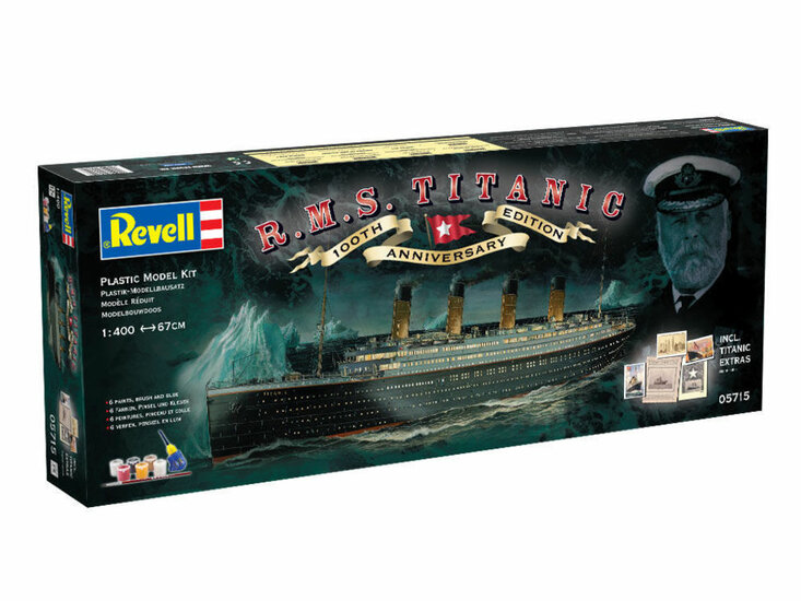 Revell 05715 Geschenkset "100 Jahre Titanic Bouwpakket Schaal 1:400