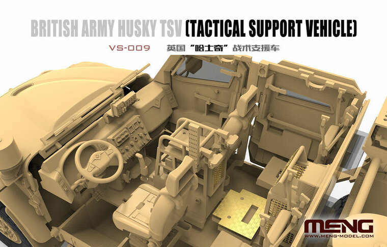 MENG-Model VS-009 British Army Husky TSV (Tactical Support Vehicle) Bouwpakket Schaal 1:35