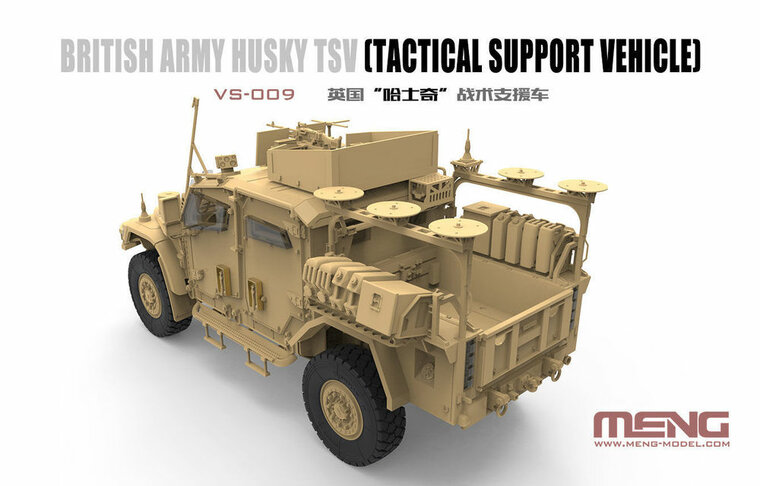 MENG-Model VS-009 British Army Husky TSV (Tactical Support Vehicle) Bouwpakket Schaal 1:35