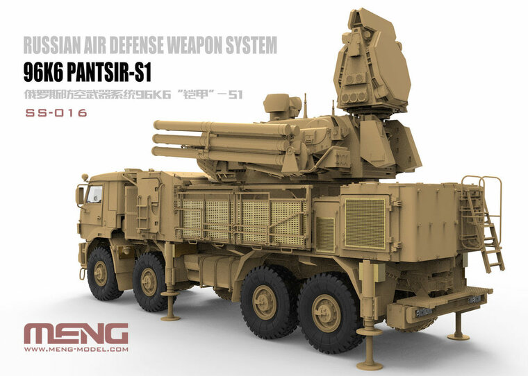 MENG-Model SS-016 Russian Air Defense Weapon System 96K6 Pantsir-S1 Bouwpakket Schaal 1:35