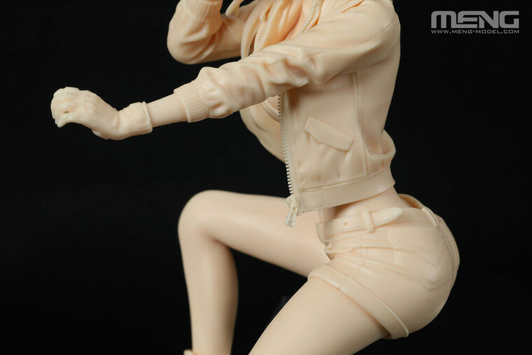 MENG-Model SPS-074 Biker Girl (RESIN) Bouwpakket Schaal 1:9