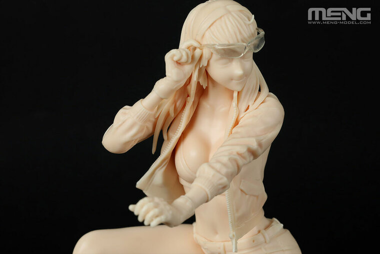 MENG-Model SPS-074 Biker Girl (RESIN) Bouwpakket Schaal 1:9