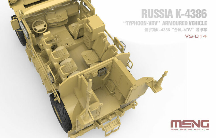MENG-Model VS-014 Russian K-4386 Typhoon-VDV Armored Vehicle Bouwpakket Schaal 1:35