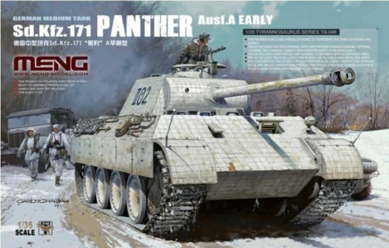MENG-Model TS-046 German Medium Tank Sd.Kfz.171 Panther Ausf.A Early Bouwpakket Schaal 1:35