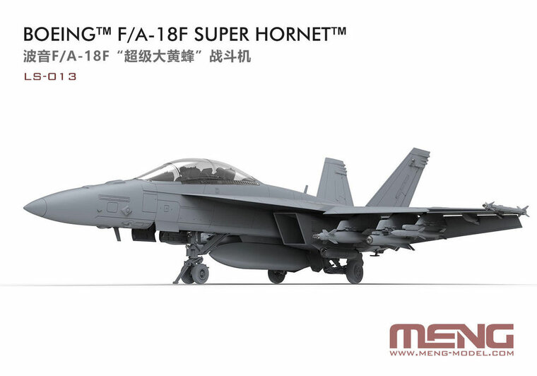 MENG-Model LS-013 Boeing F/A-18F Super Hornet Bouwpakket Schaal 1:48