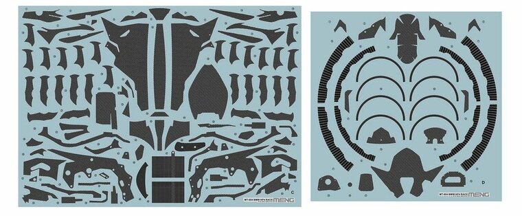 MENG-Model MT-004 BMW HP4 RACE Bouwpakket Schaal 1:9