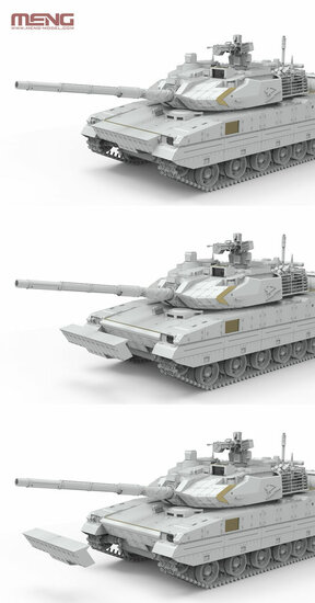 MENG-Model TS-050 PLA ZTQ15 Light Tank w/Add-On Armor Bouwpakket Schaal 1:35
