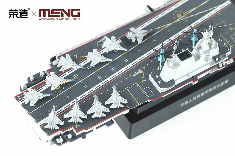 MENG-Model PS-006s PLA Navy Shandong (Pre-colored Edition) Bouwpakket Schaal 1:700