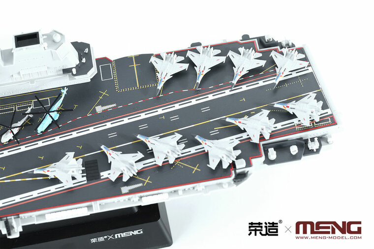 MENG-Model PS-006s PLA Navy Shandong (Pre-colored Edition) Bouwpakket Schaal 1:700