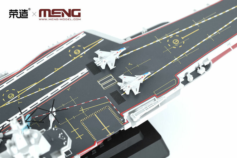 MENG-Model PS-006s PLA Navy Shandong (Pre-colored Edition) Bouwpakket Schaal 1:700