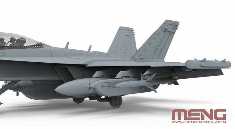 MENG-Model LS-014 Boeing EA-18G Growler Electronic Attack Aircraft Bouwpakket Schaal 1:48