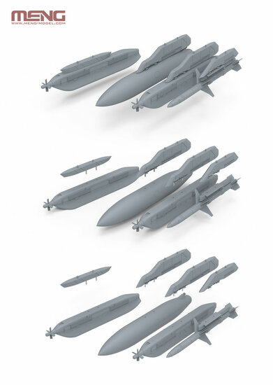 MENG-Model LS-014 Boeing EA-18G Growler Electronic Attack Aircraft Bouwpakket Schaal 1:48