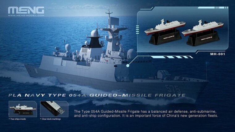 MENG-Model MH-001 Chinese Fleet Set 1 (incl. 6 blind boxes) Bouwpakket Schaal 1:2000