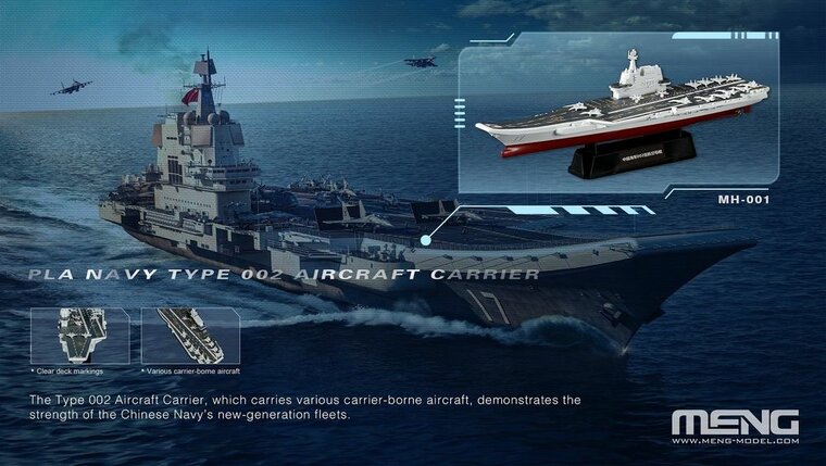 MENG-Model MH-001 Chinese Fleet Set 1 (incl. 6 blind boxes) Bouwpakket Schaal 1:2000