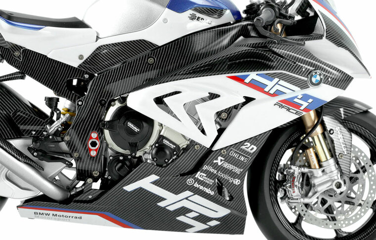 MENG-Model MT-004s BMW HP4 RACE (Pre-colored Edition) Bouwpakket Schaal 1:9