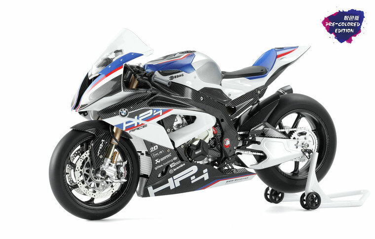 MENG-Model MT-004s BMW HP4 RACE (Pre-colored Edition) Bouwpakket Schaal 1:9