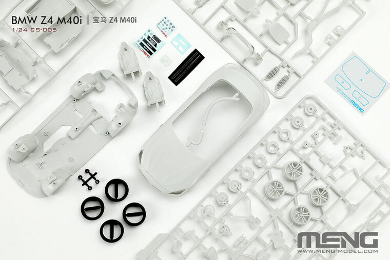 MENG-Model CS-005 BMW Z4 M40i Bouwpakket Schaal 1:24