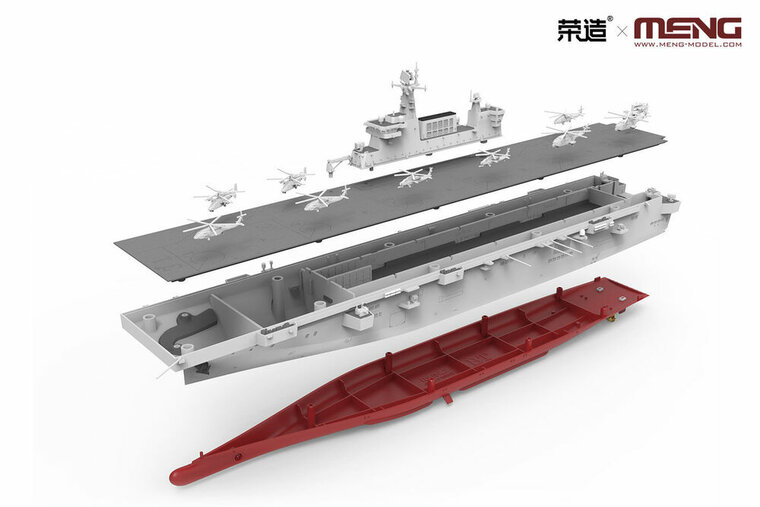 MENG-Model PS-007 1/700 PLA Navy Hainan Bouwpakket Schaal 1:700