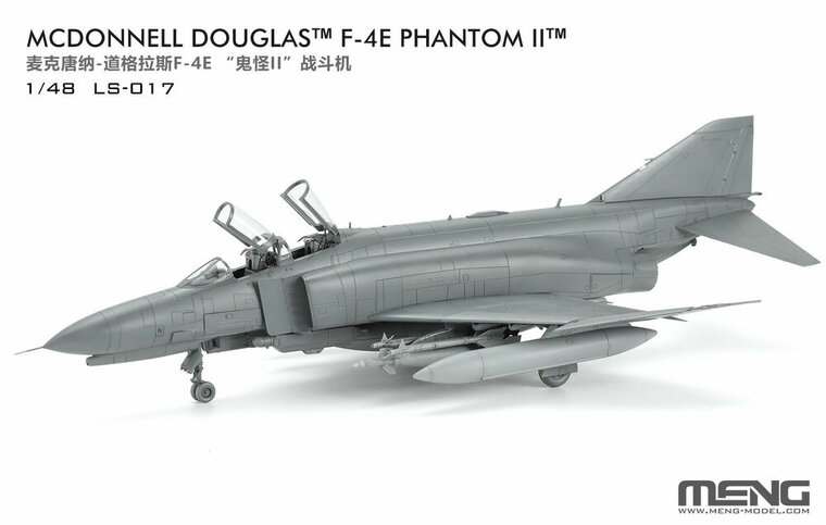 MENG-Model LS-017 McDonnell Douglas F-4E Phantom II Bouwpakket Schaal 1:48