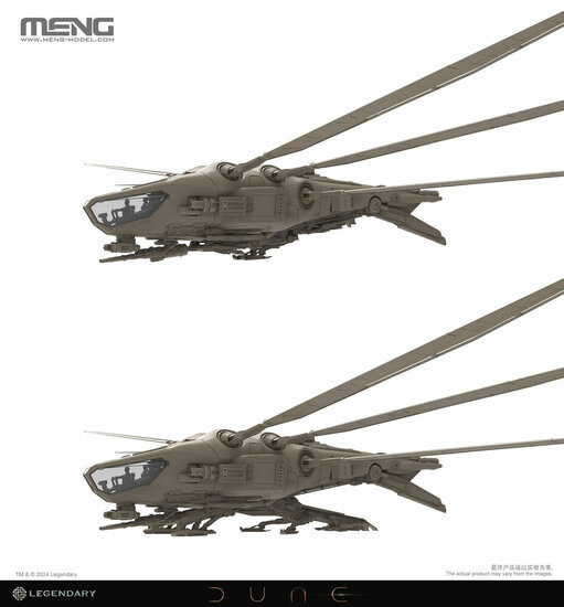MENG-Model DS-009 Dune Harkonnen Ornithopter Bouwpakket Schaal 1:72