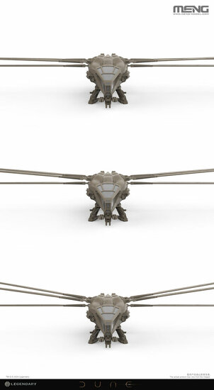 MENG-Model DS-009 Dune Harkonnen Ornithopter Bouwpakket Schaal 1:72