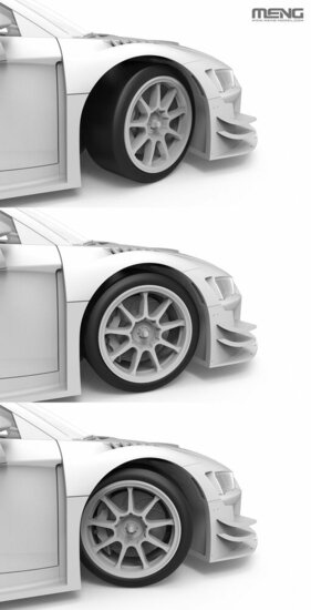 MENG-Model CS-009 AUDI R8 LMS GT3 EVO II Bouwpakket Schaal 1:24