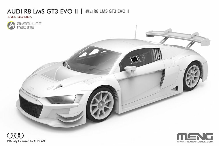 MENG-Model CS-009 AUDI R8 LMS GT3 EVO II Bouwpakket Schaal 1:24