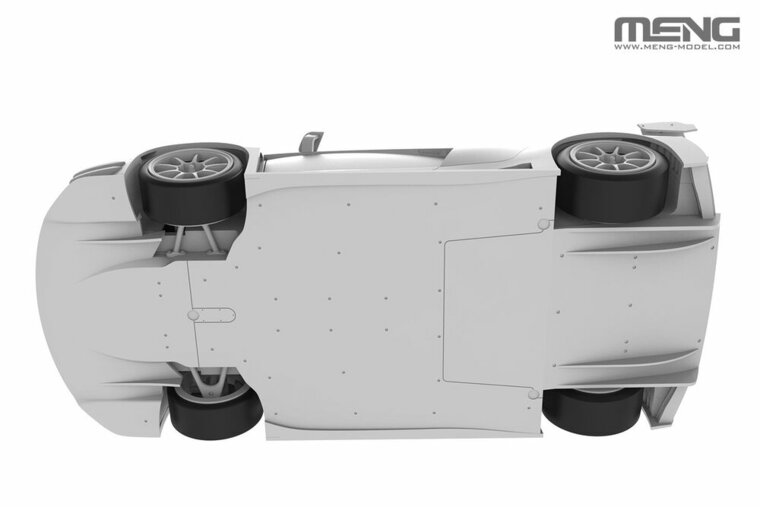 MENG-Model CS-011 AUDI R8 LMS GT3 EVO II B-Quik Absolute Racing Bouwpakket Schaal 1:24