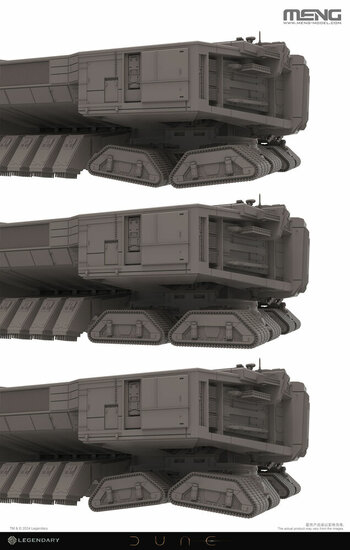 MENG-Model SS-020 Dune Spice Harvester Bouwpakket Schaal 1:500