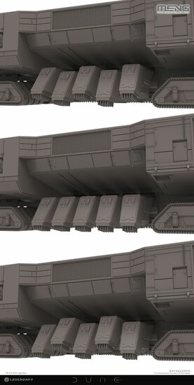 MENG-Model SS-020 Dune Spice Harvester Bouwpakket Schaal 1:500