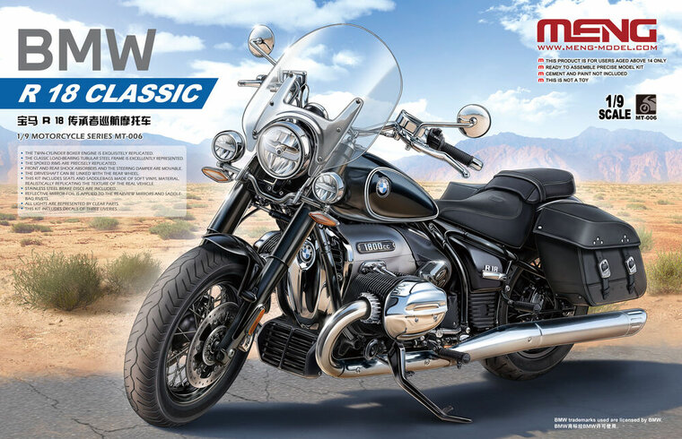 MENG-Model MT-006 BMW R 18 Classic Schaal 1:9