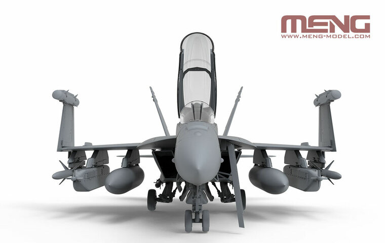 MENG-Model LS-019 Boeing EA-18G Growler Electronic Attack Aircraft Yellow Jackets Schaal 1:48